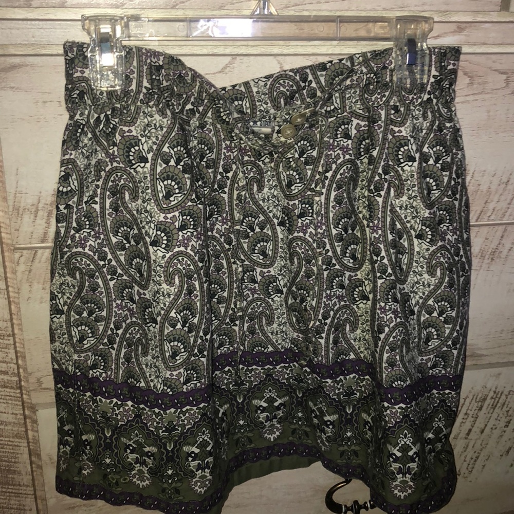Converse One*Star paisley skirt